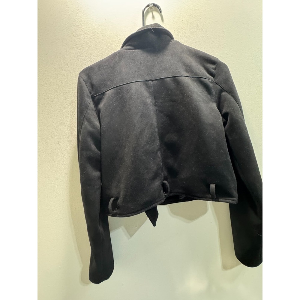 FOREVER 21 - CROPPED JACKET - BLACK - SIZE SMALL